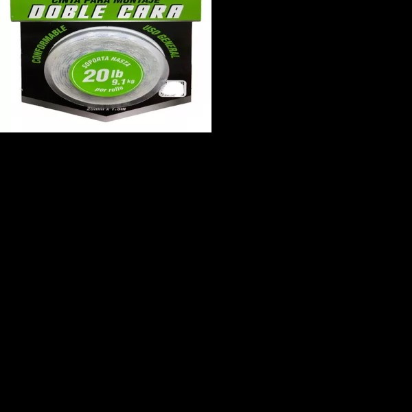 CINTA ADH. DOBLE CAPA PARA MONTAJE 25X1.5M 4030 TUK C.16